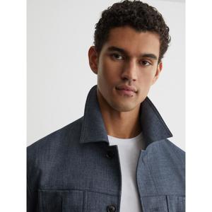 REISS Lagos Woven Four-Pocket Jacket